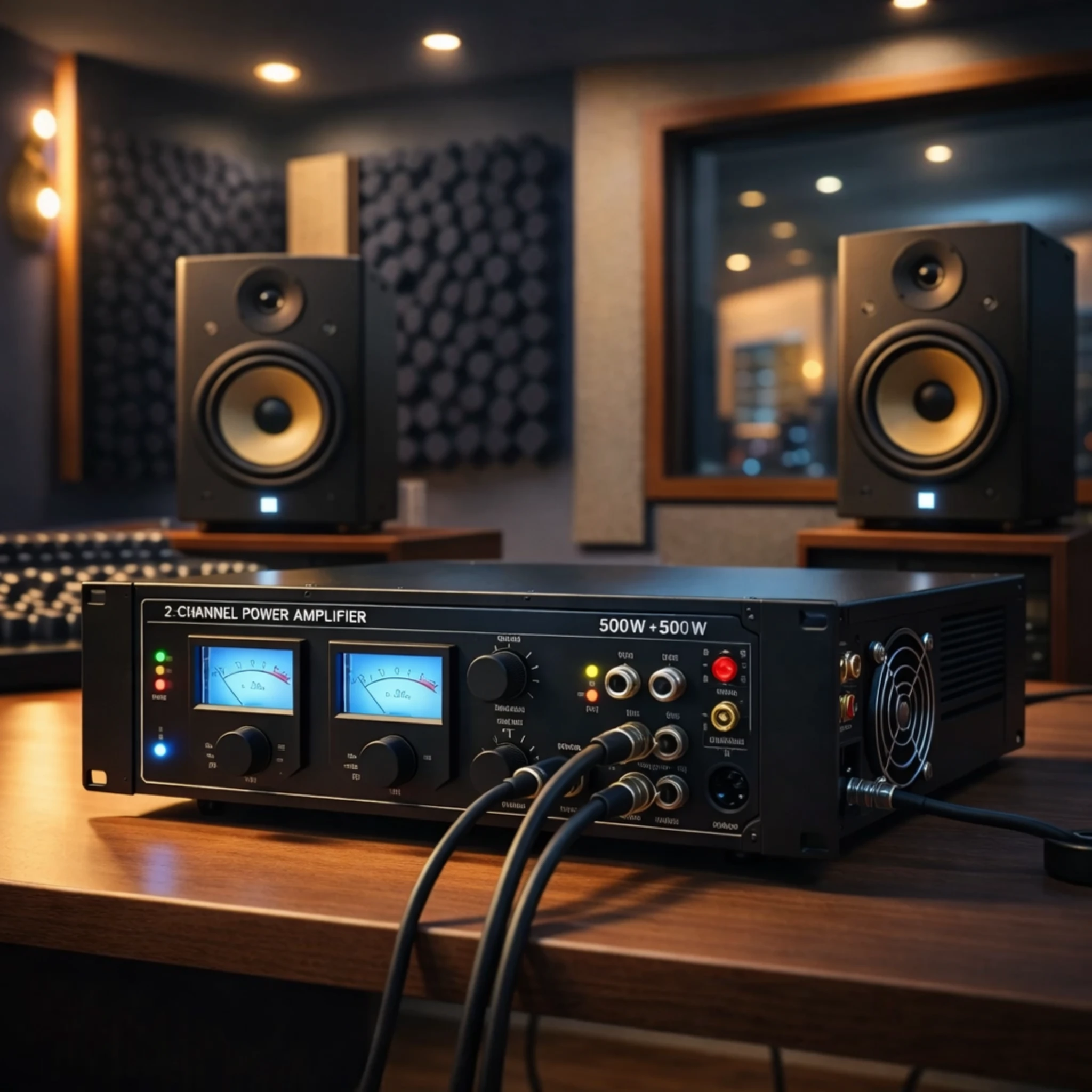 2-Channel Power Amplifier (2×500W)