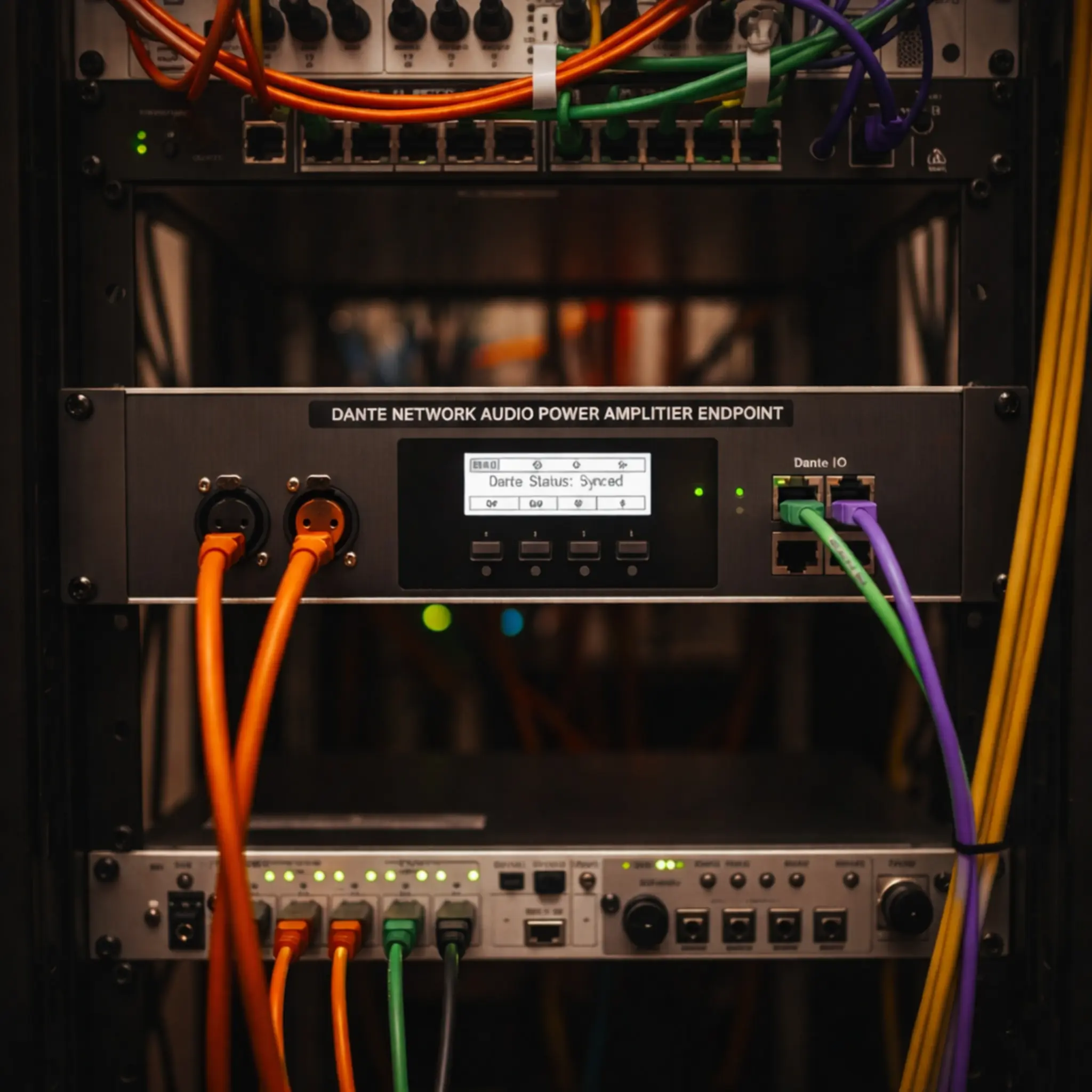 Dante Network Audio Power Amplifier Endpoint