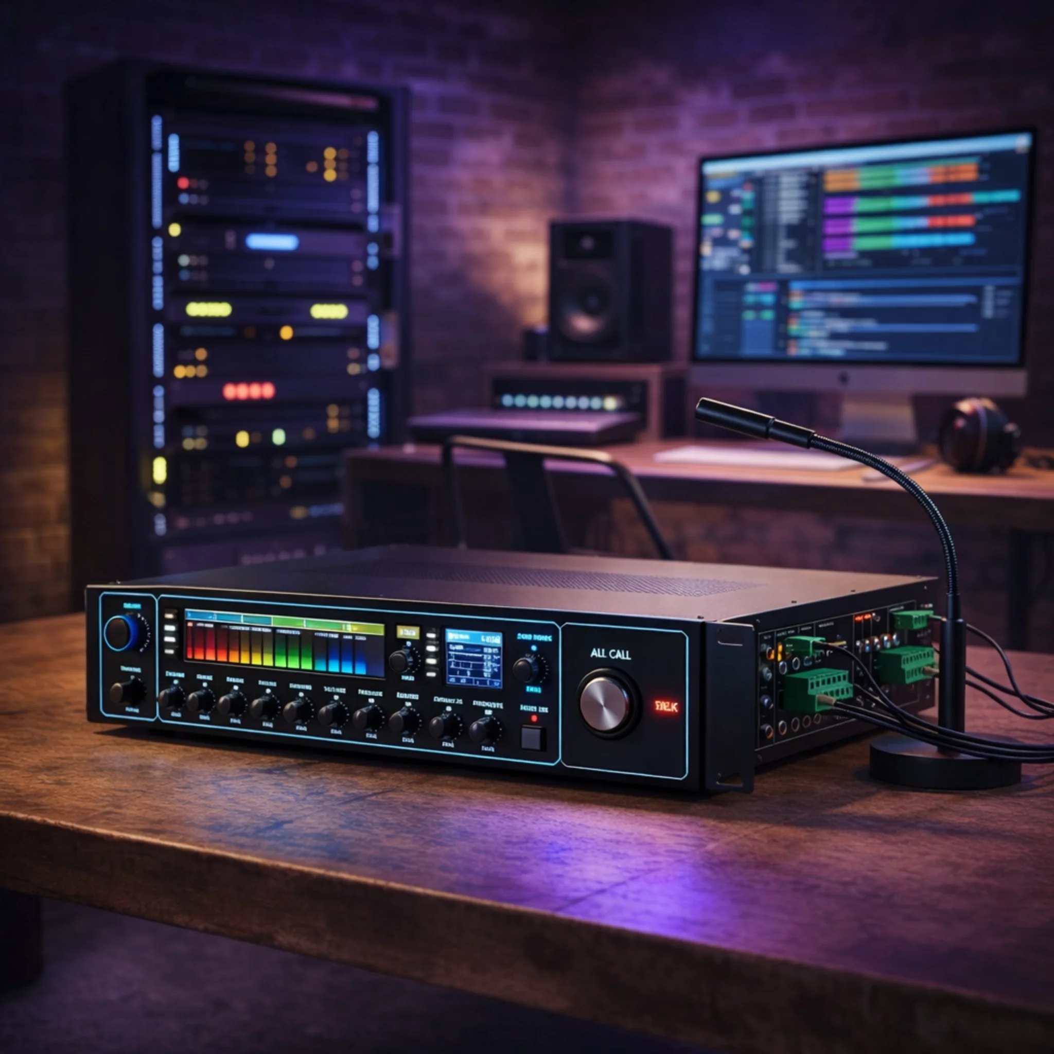 Multi-Zone Mixer Amplifier with Paging