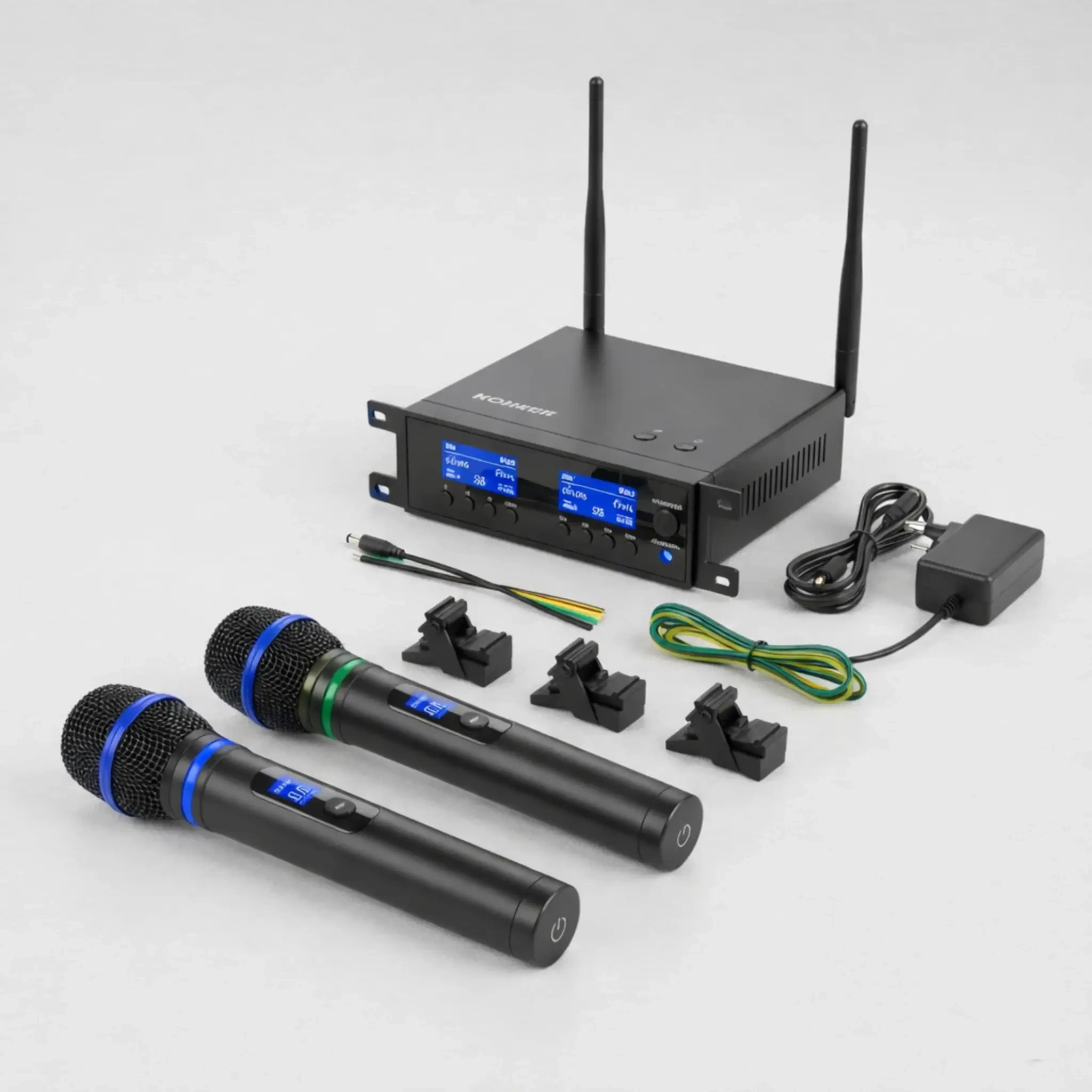 UHF Wireless Handheld Microphone Set (Dual Channel)