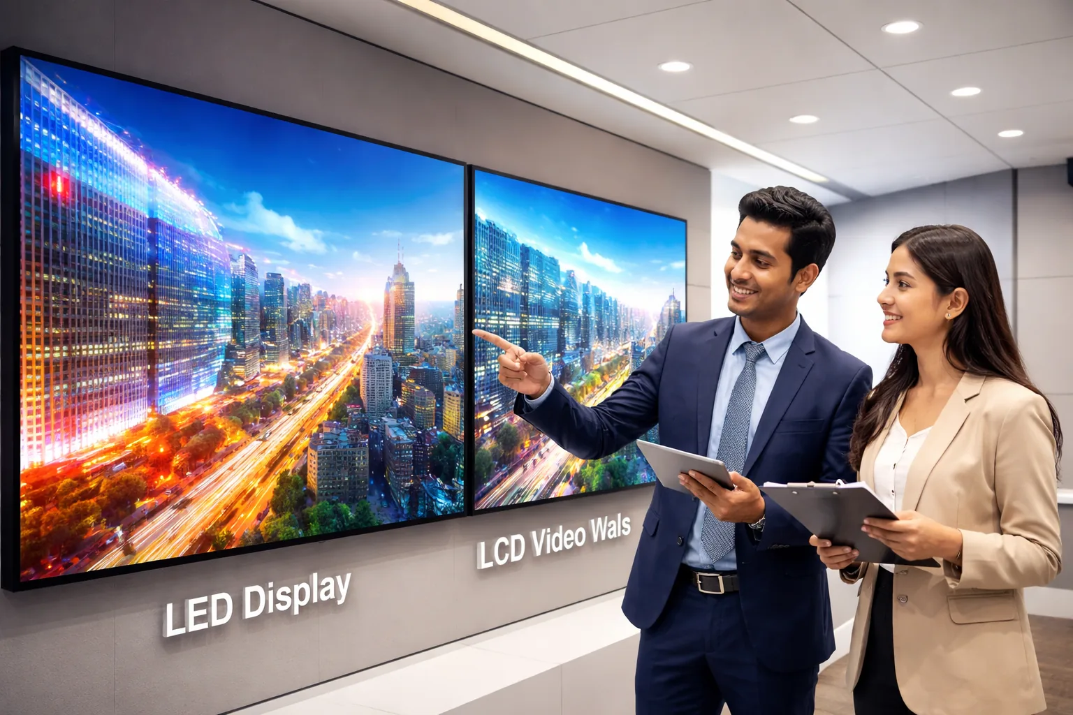 LED Display vs LCD Video Wall