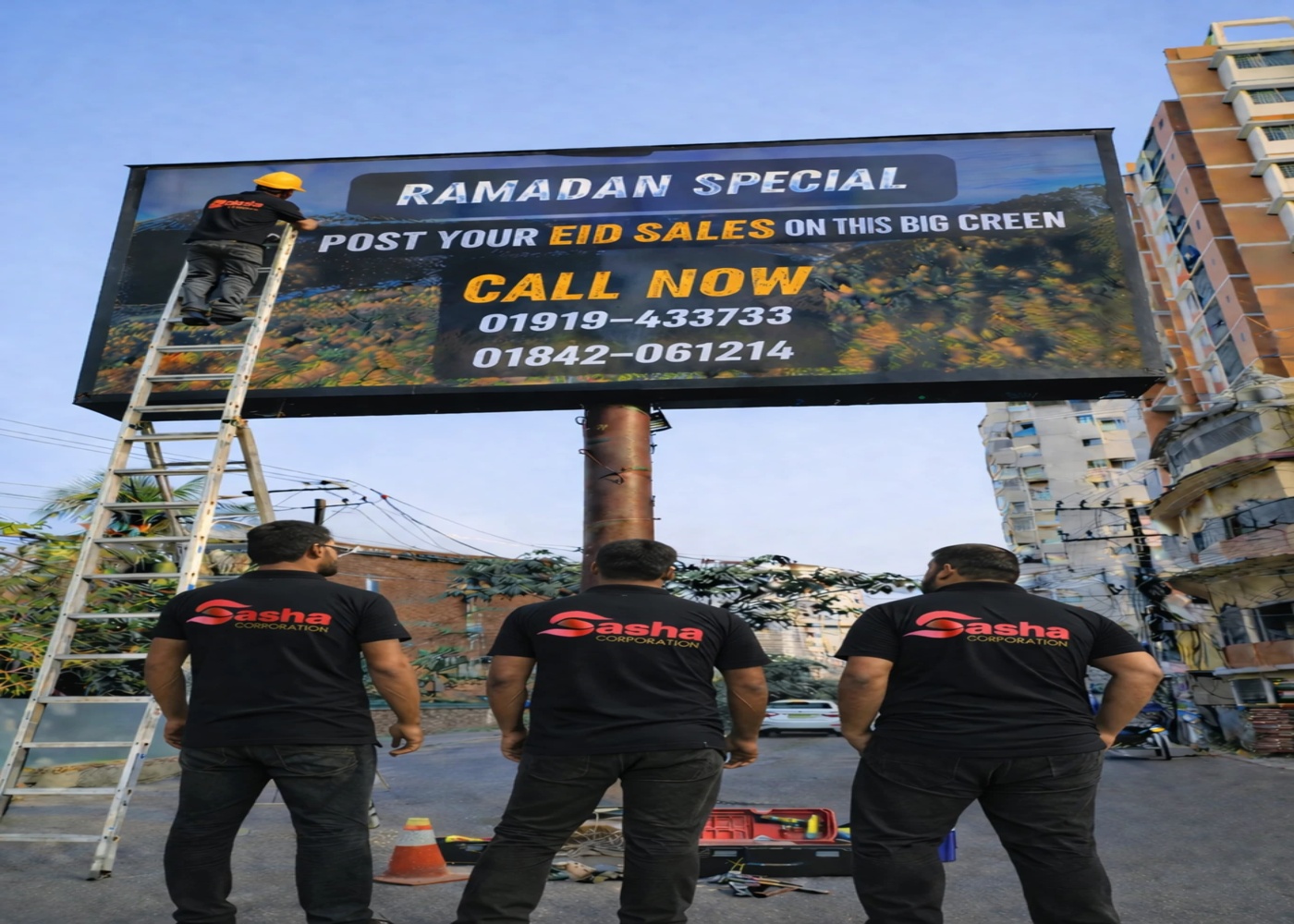 Outdoor Digital Billboard Installation