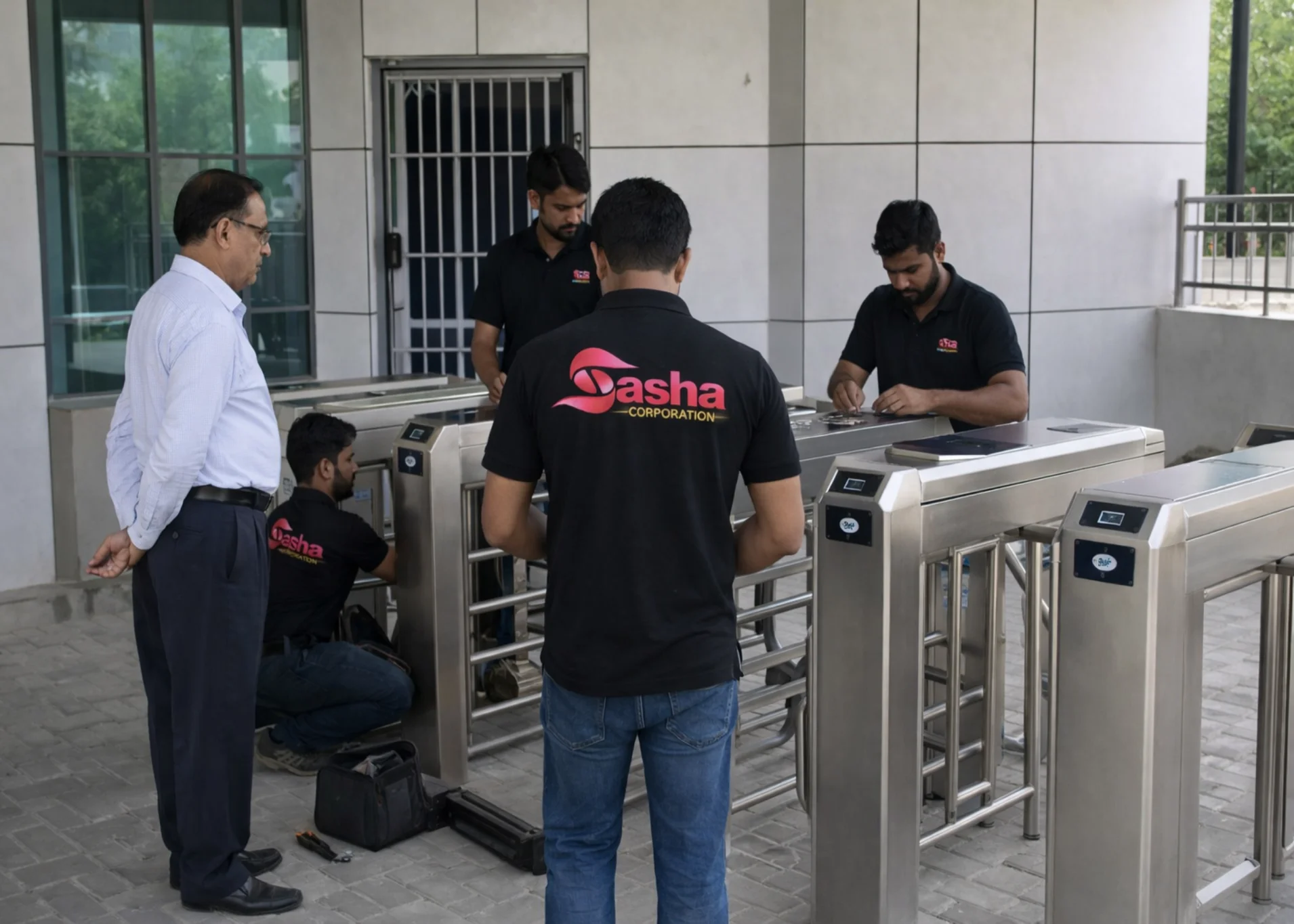 Turnstile Gate System (Access Control)