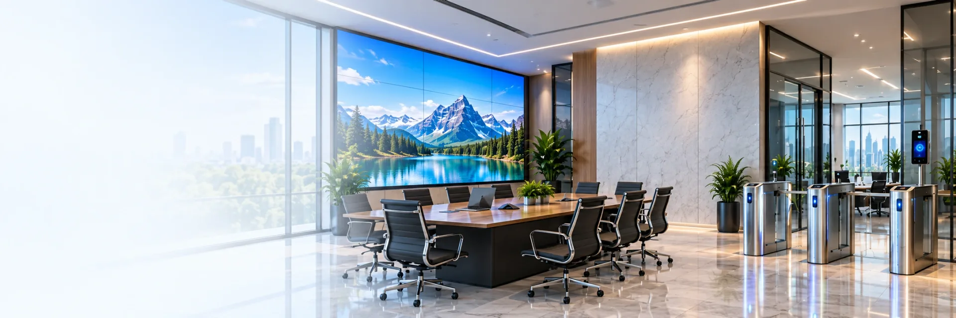 Modern Sasha Corporation AV and conference showroom
