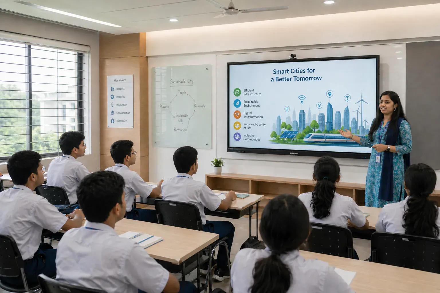 Ingscreen 65-inch Interactive Flat Panel – 4K Android