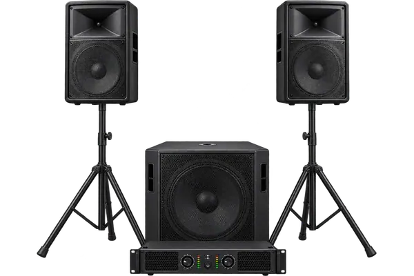 Professional PA sound system equipment