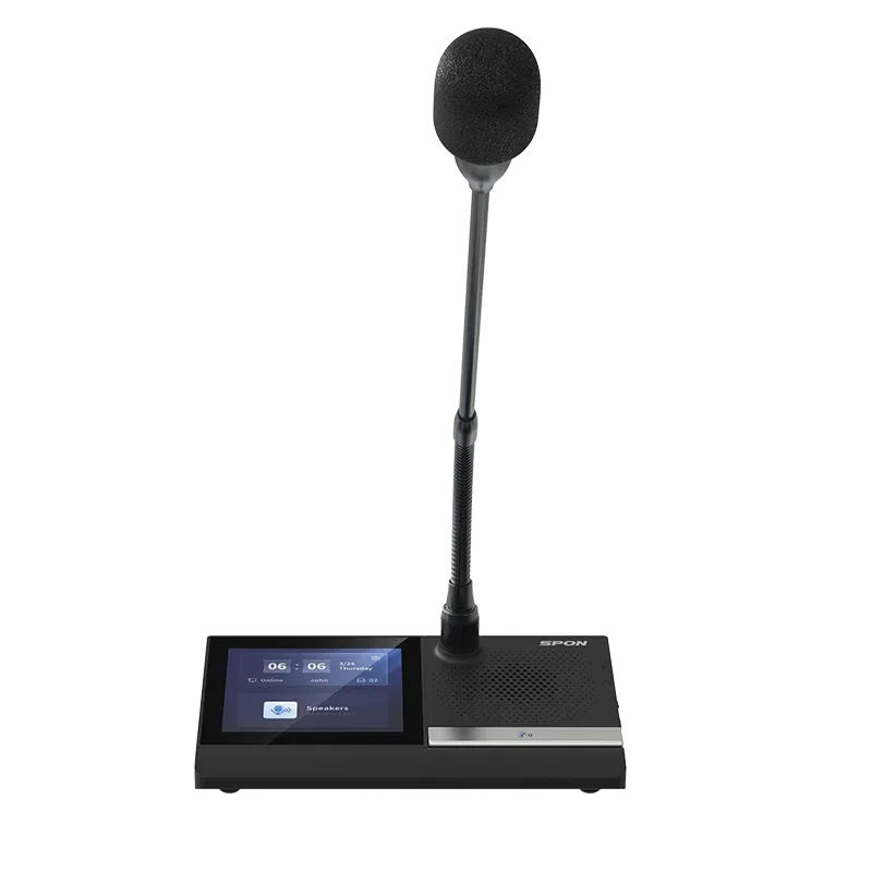 SPON LCM-6013DV-L Digital Conference Delegate Unit front view — thumbnail 2