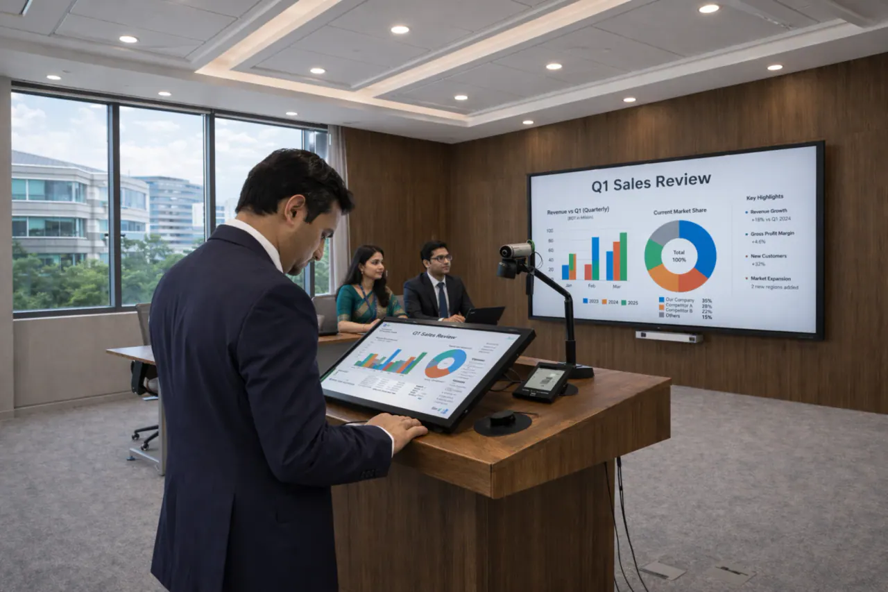 Tender-Based Custom Digital Podium (BOQ Compliant)