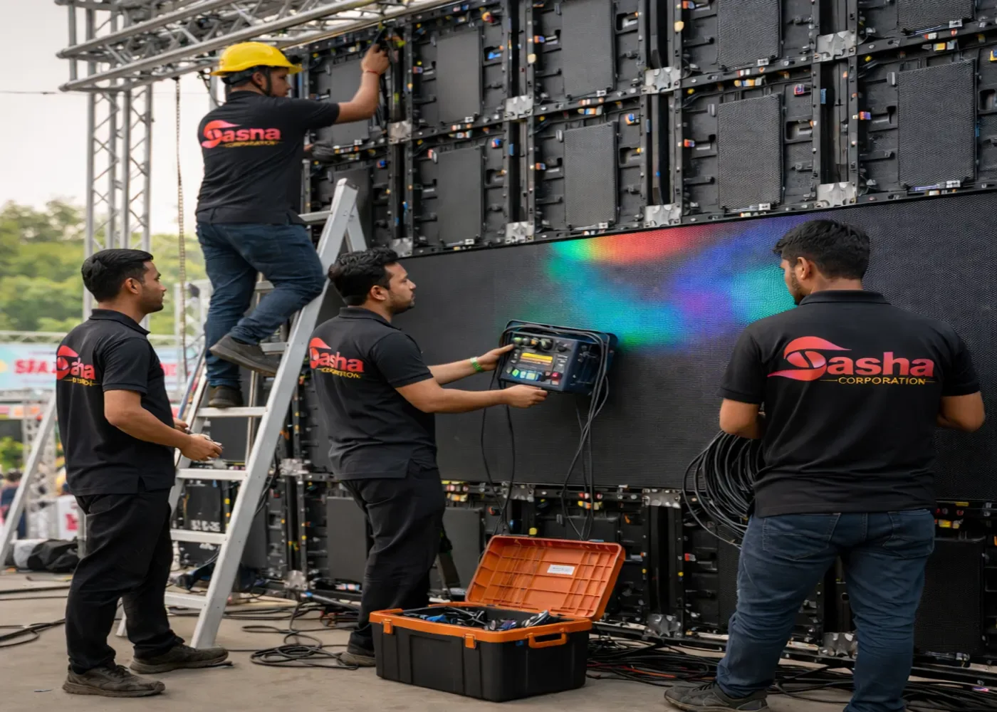 Outdoor & Festival LED display rental solution