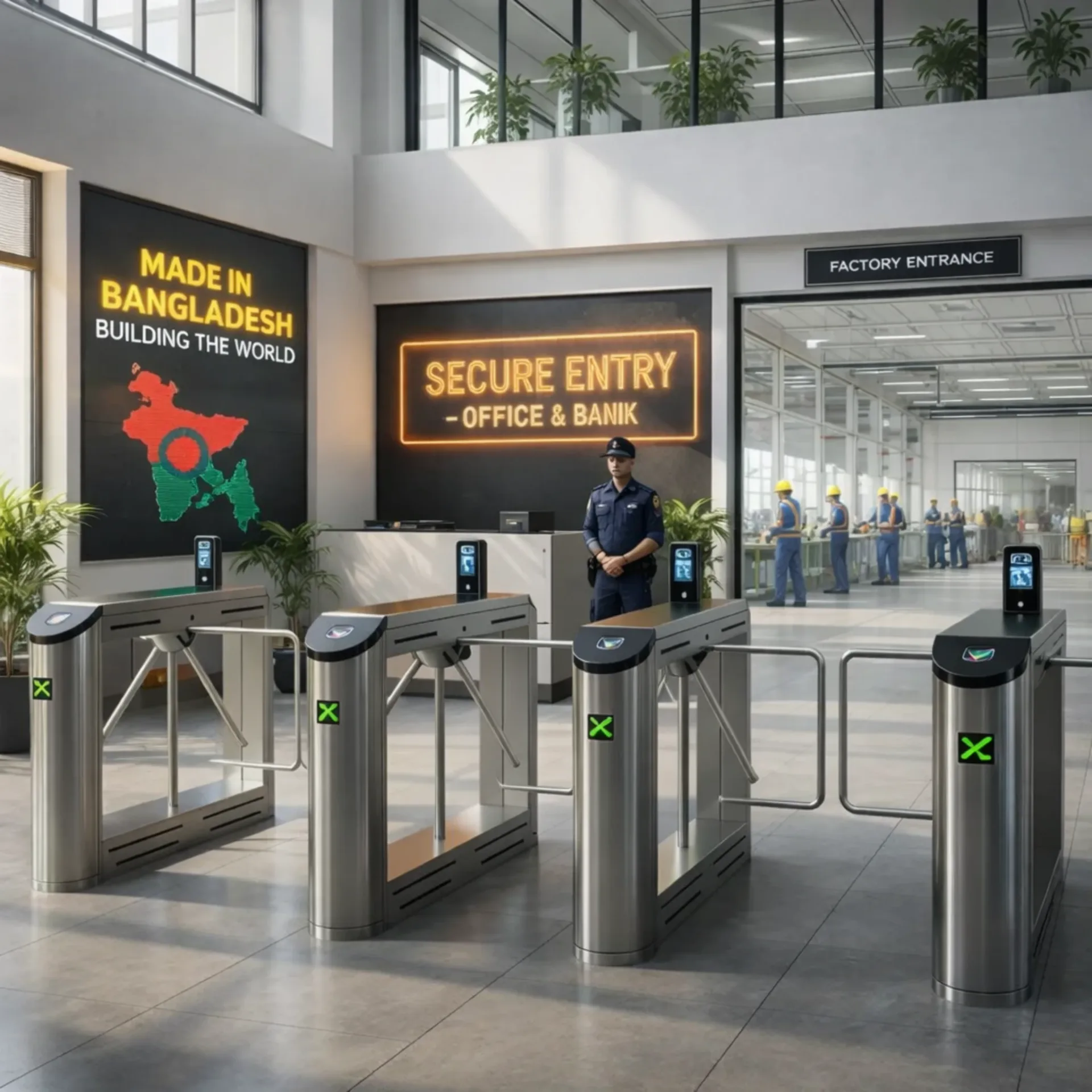 DS-Q20 Turnstile Gate Advanced Access Control System