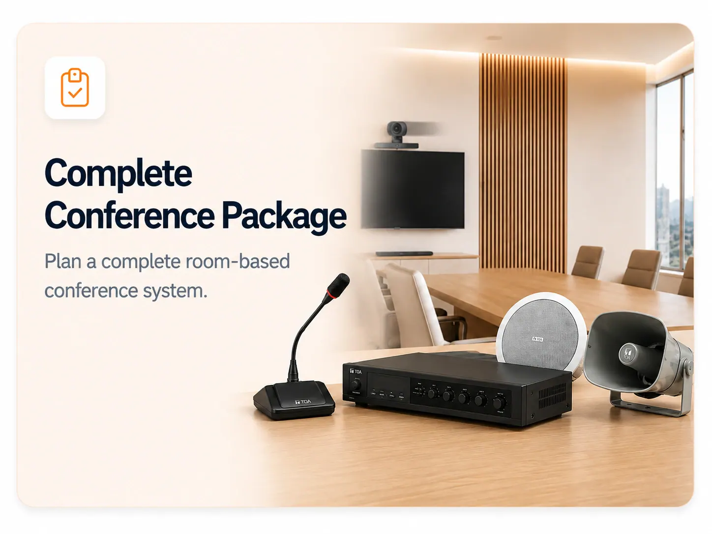 Complete conference system package